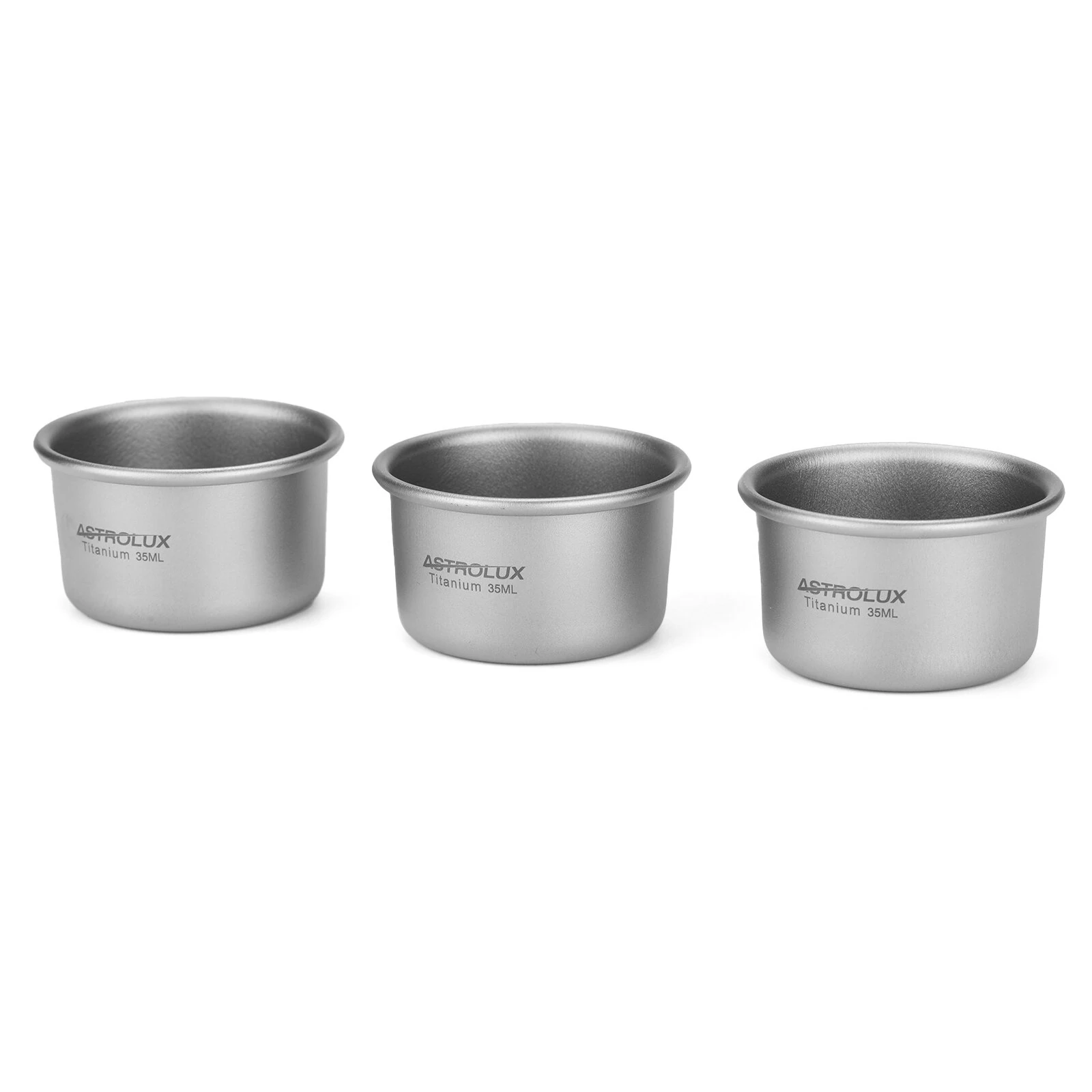 (image for) Astrolux® Ti-C1 Titanium Cup Titanium Tea Cup Outdoor Camping Tableware Drinking Mug Picnic Daily Drinkware Home Use Outdoor Backpacking Hiking
