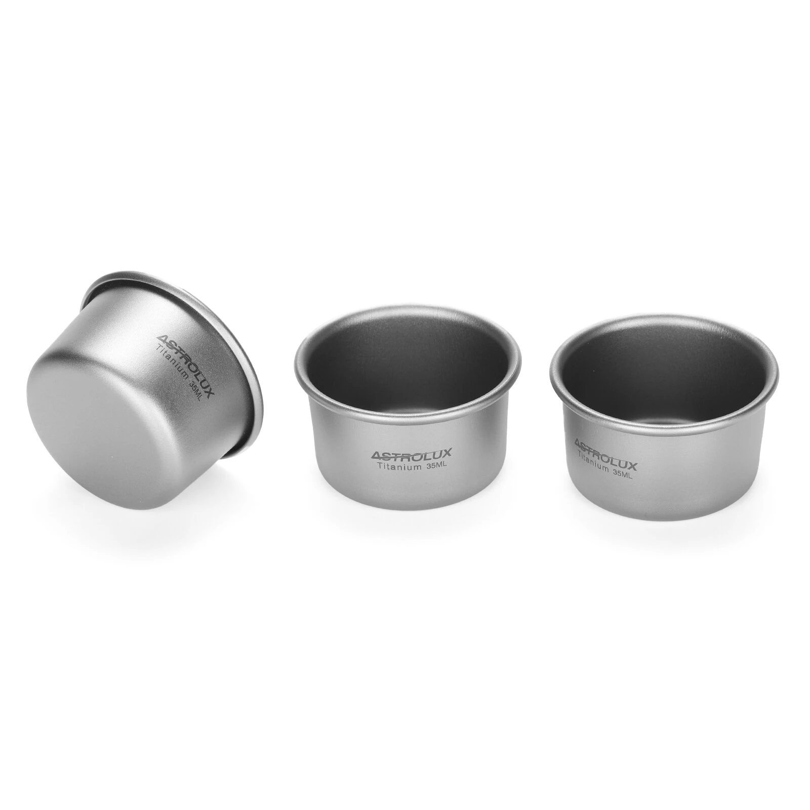(image for) Astrolux® Ti-C1 Titanium Cup Titanium Tea Cup Outdoor Camping Tableware Drinking Mug Picnic Daily Drinkware Home Use Outdoor Backpacking Hiking