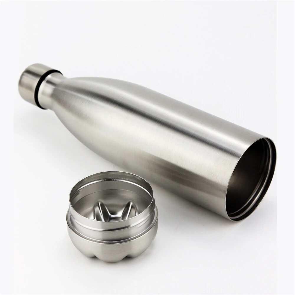(image for) IPRee 750ml Water Bottle with Compartment Portable Water Bottle Pill Organizer Can Safe Hiding Spot for Money Bonus Key Ring Box